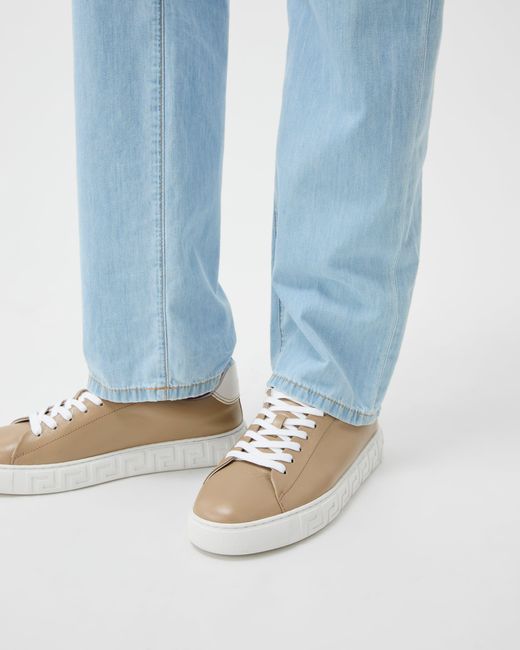 Greca Sneaker di Versace in White da Uomo