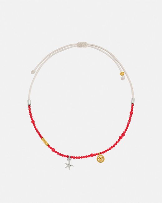 Versace Red Barocco Sea Necklace
