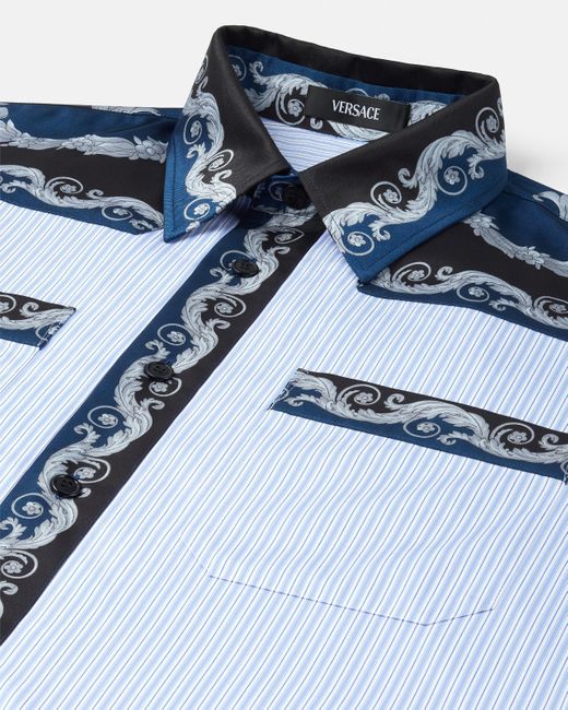 Camicia di Versace in Blue da Uomo