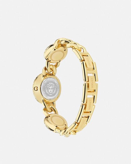 Versace Metallic La Greca Stud Icon Watch
