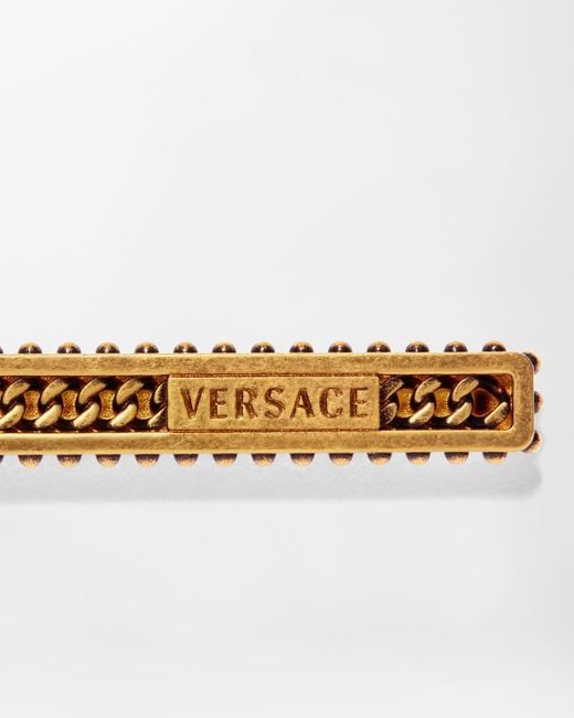 Versace White Axis Tie Pin for men