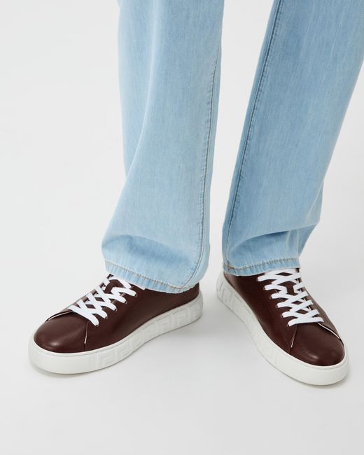 Greca Sneaker di Versace in White da Uomo