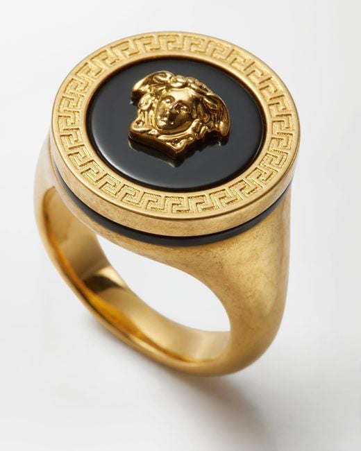 Versace Medusa Ring in White für Herren