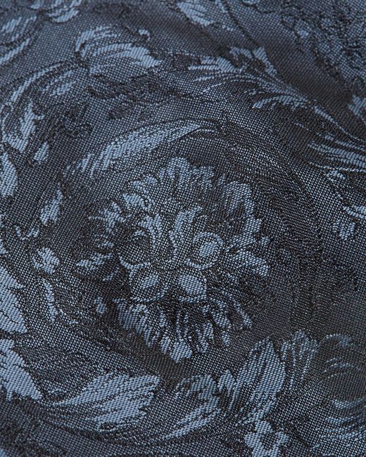 Versace White Barocco Jacquard Silk Tie for men