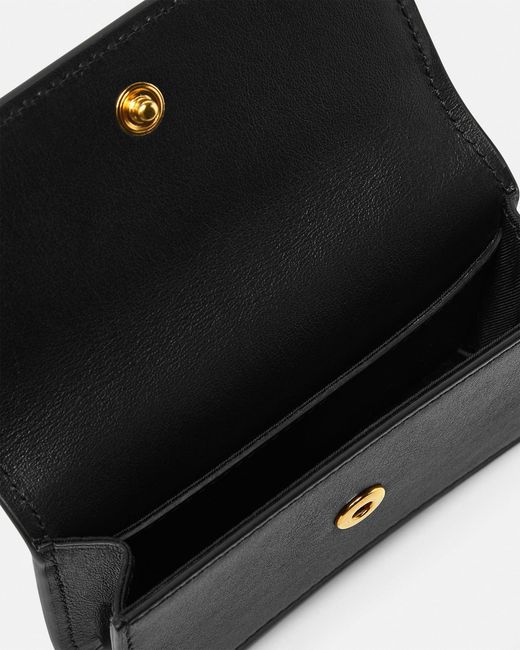Versace White La Medusa Leather Business Card Case for men