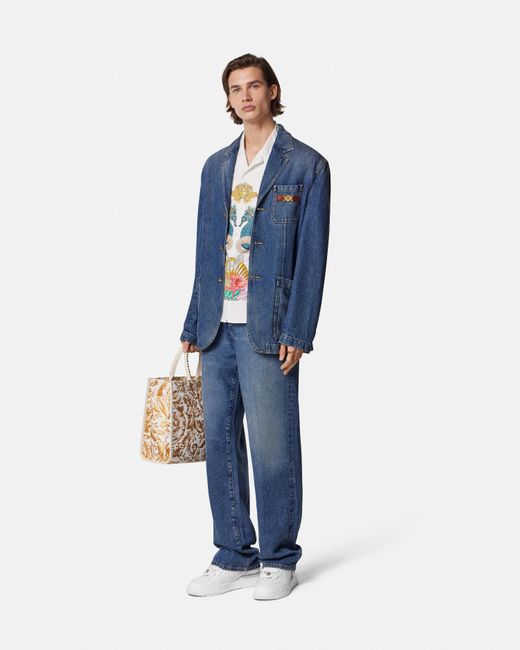 Giacca di Versace in Blue da Uomo