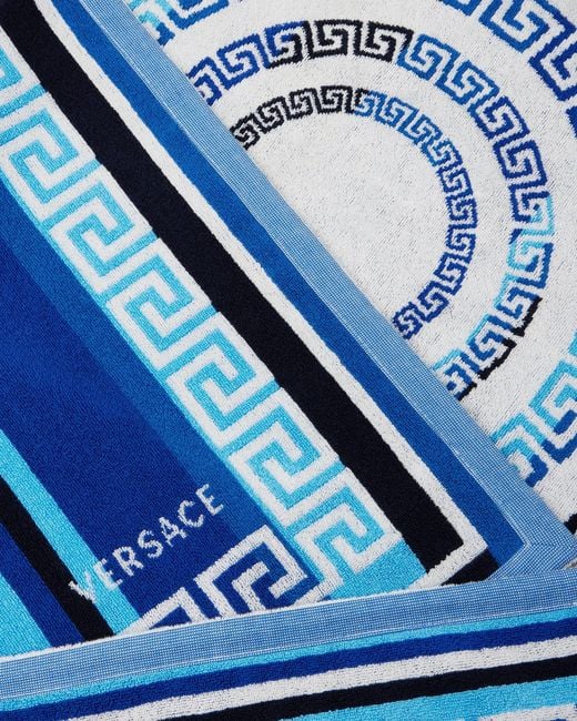 Telo Doccia di Versace in Blue