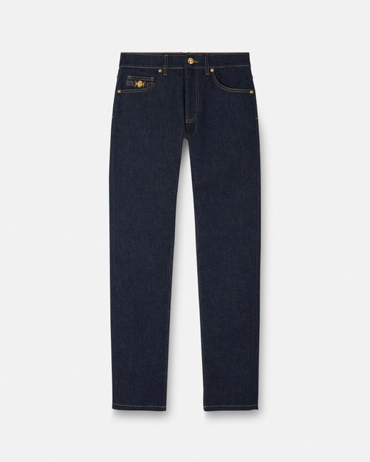 Versace Blue Slim-fit Jeans for men