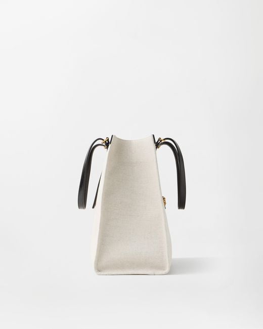 Versace Natural Rivière Large Canvas Tote