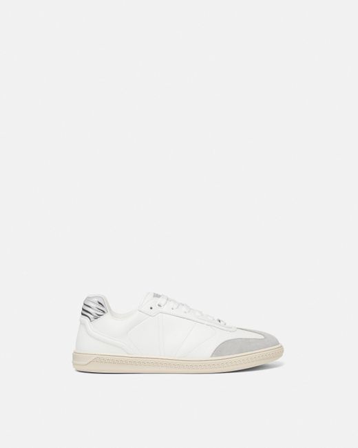 Greca Court Zapatillas Versace de hombre de color White