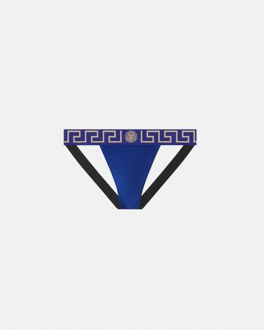 Versace Blue Bottoms for men