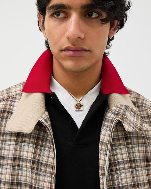 Versace White Sigillo Necklace for men