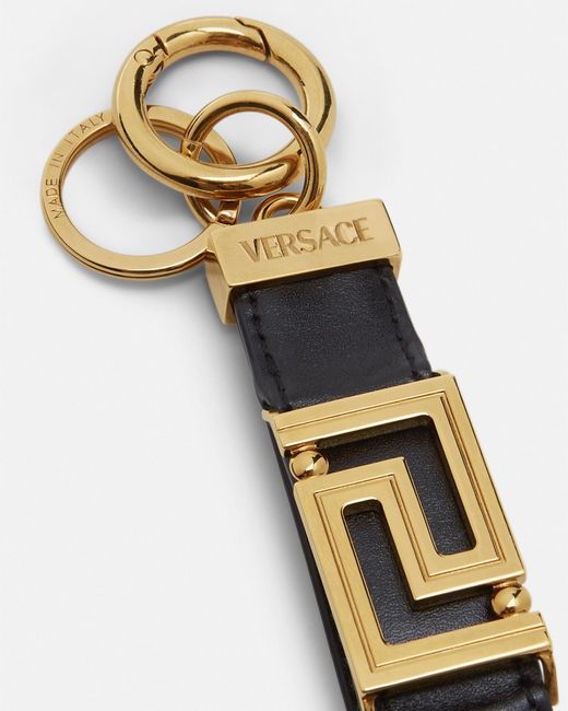Versace White Greca Goddess Key Chain