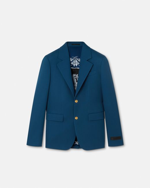 Giacca Blazer di Versace in Blue da Uomo