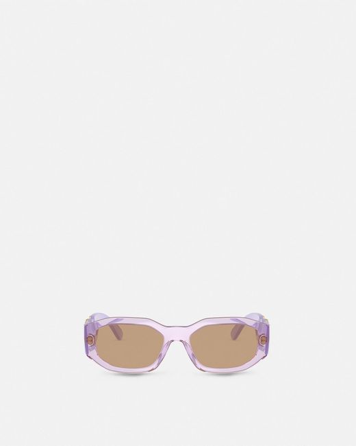Versace White Medusa Biggie Sunglasses for men