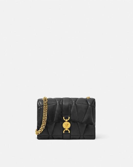 Versace White Sac Porté Épaule Matelassé Kleio