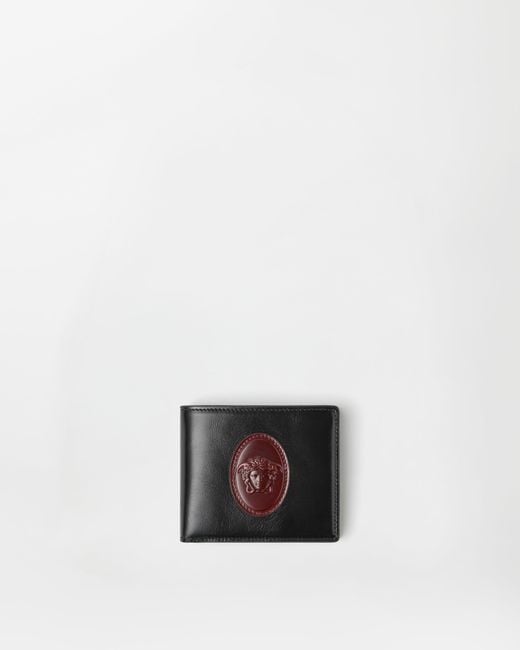 Versace White Roomy Leather Wallet for men