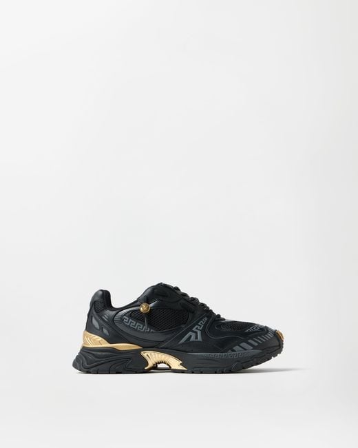 Versace White Icaro Leather Sneakers for men