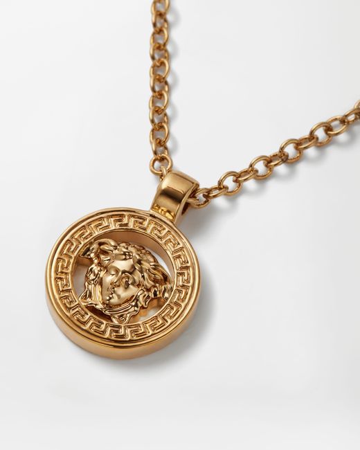 Versace White Collier À Pendentif Medusa '95