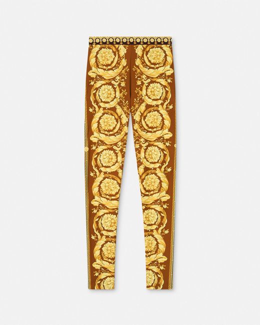 Versace Yellow Barocco Leggings