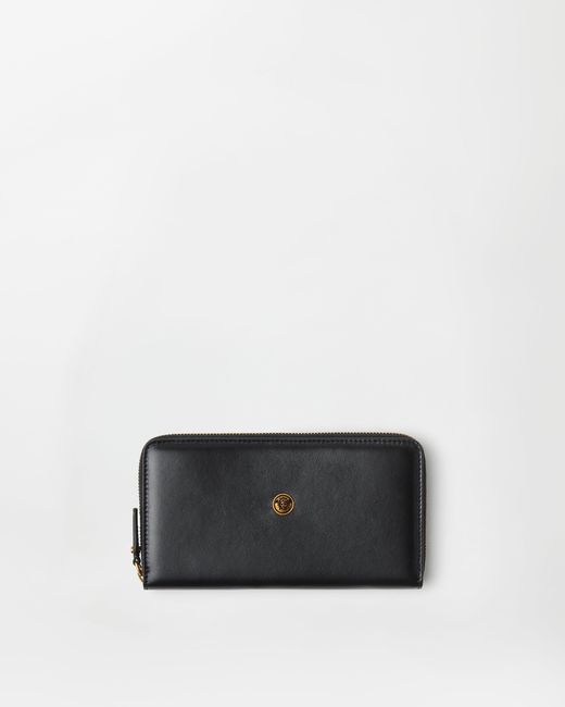 Versace White Emblème Leather Wallet