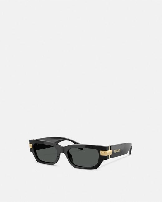 Versace White Lunettes De Soleil Classic Top for men