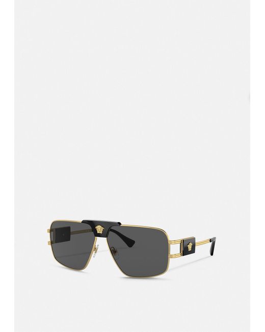 Versace Special Project Aviator Sunglasses in White for Men | Lyst