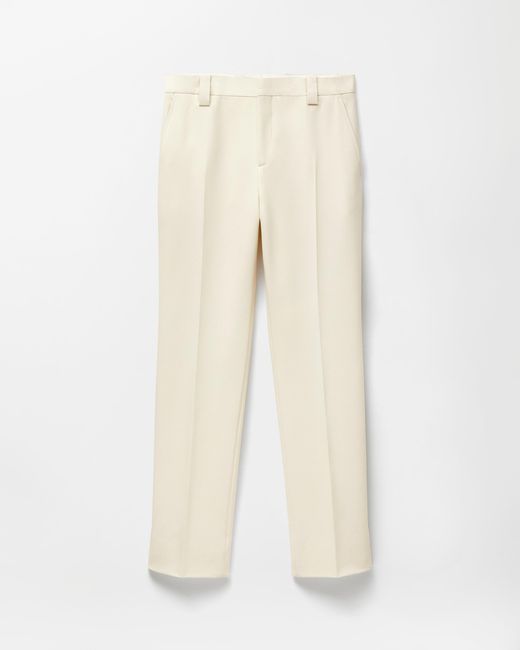 Versace Natural Stretch Wool Formal Pants for men