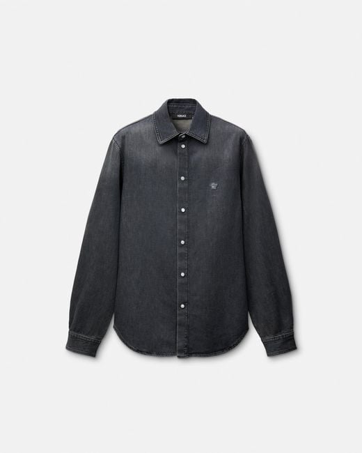Camicia di Versace in Blue da Uomo