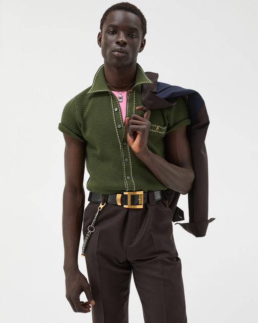 Camicia di Versace in Green da Uomo
