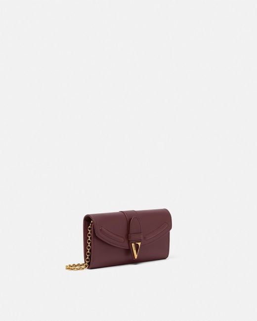 Versace Purple V Wallet On Chain