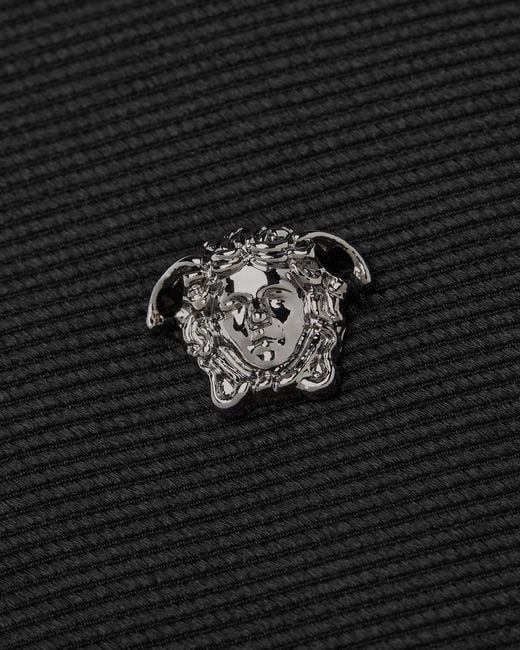 Versace White Cravate En Soie Medusa for men