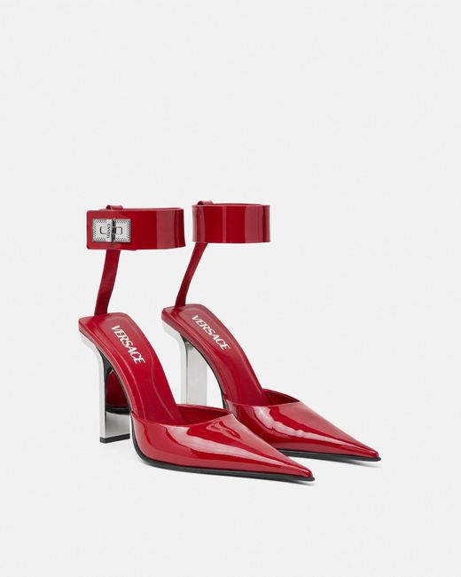 Versace Pink Slice Slingbacks 105 Mm