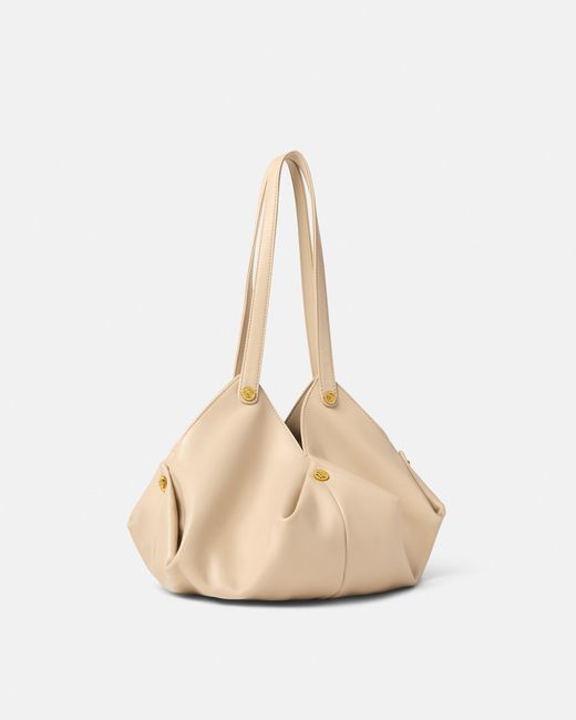 Versace Natural Protea Nappa Shoulder Bag