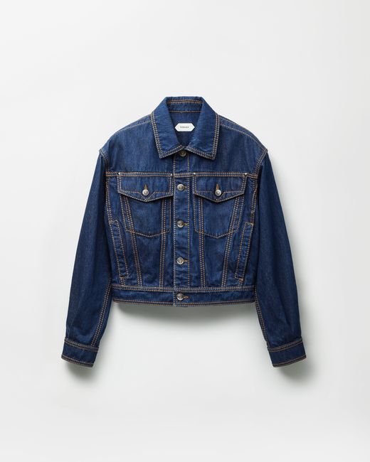 Versace Blue Denim Blouson