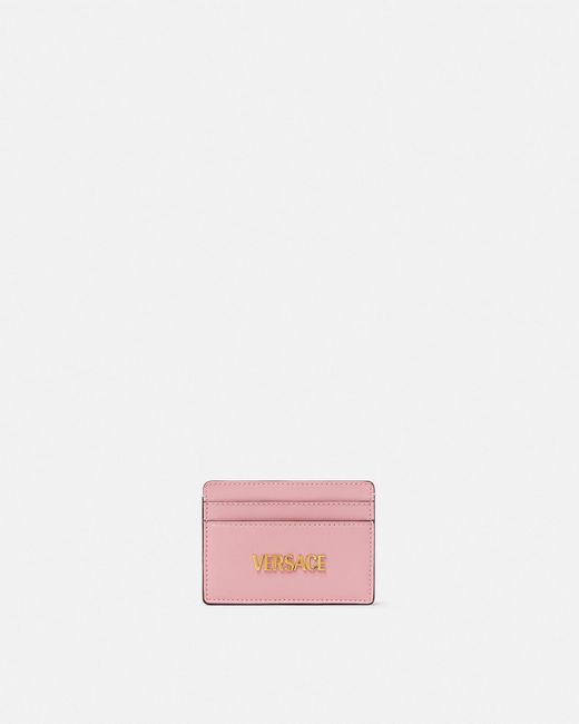 Portacarte Tag di Versace in Pink