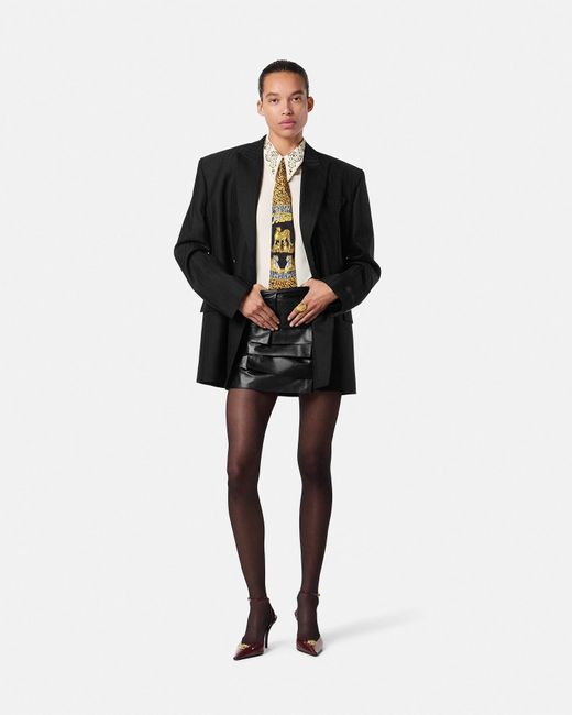 Blazer Doppiopetto di Versace in Black