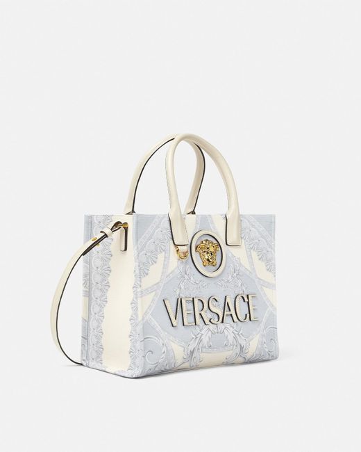 Shopper Piccola La Coupe Des Dieux La Medusa di Versace in White