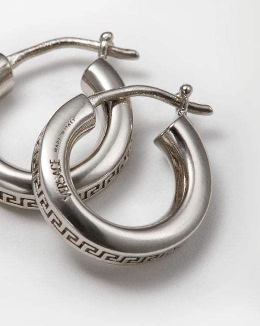Versace White Greca Ohrringe