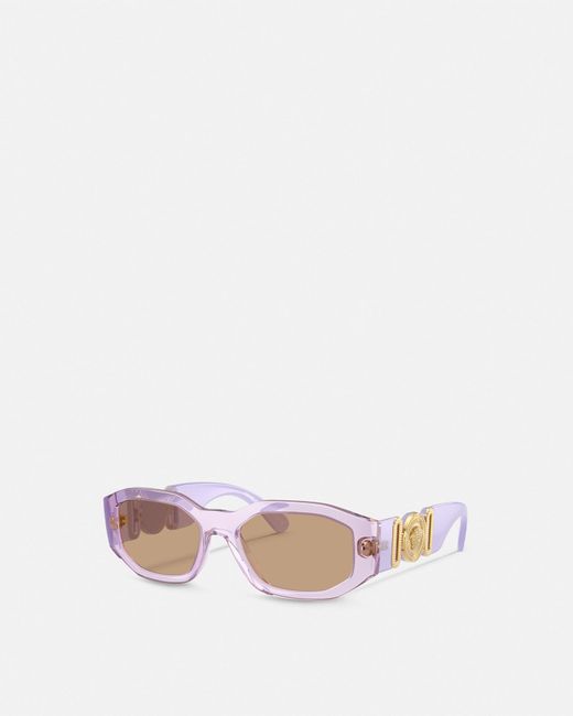 Versace White Medusa Biggie Sunglasses for men