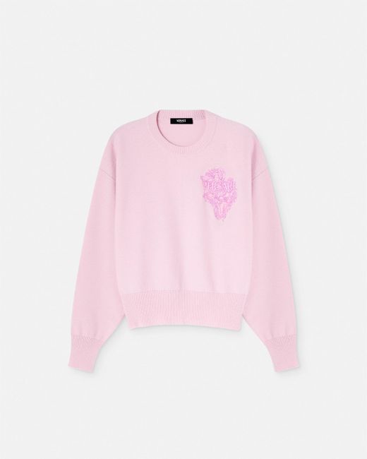 Versace Pink Year Of The Dragon Sweater