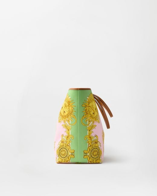 Versace Multicolor Vivian Printed Large Canvas Tote