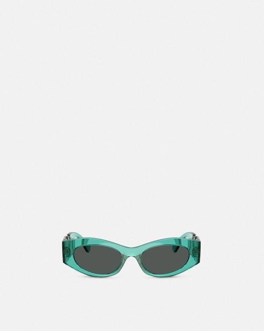 Versace Green Medusa Biggie Cat-Eye Sunglasses