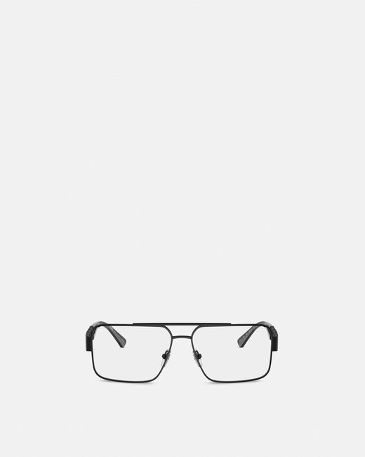 Versace Greca Navigator Brille in White für Herren