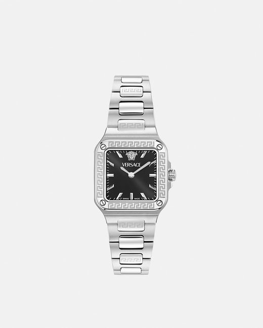 Versace White Greca Edge Watch