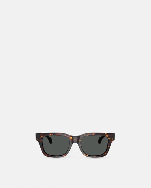 Versace White Signature Squared Sunglasses for men