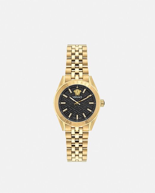 Versace Metallic V-code Lady Watch