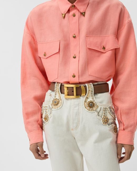 Cintura di Versace in Brown da Uomo