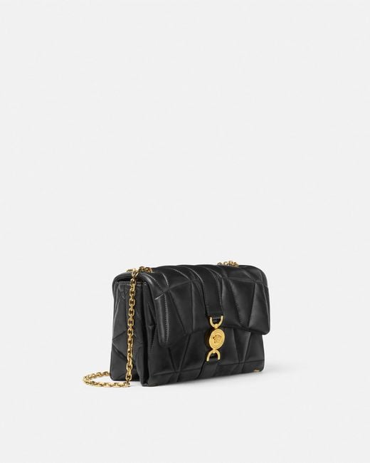 Versace White Sac Porté Épaule Matelassé Kleio