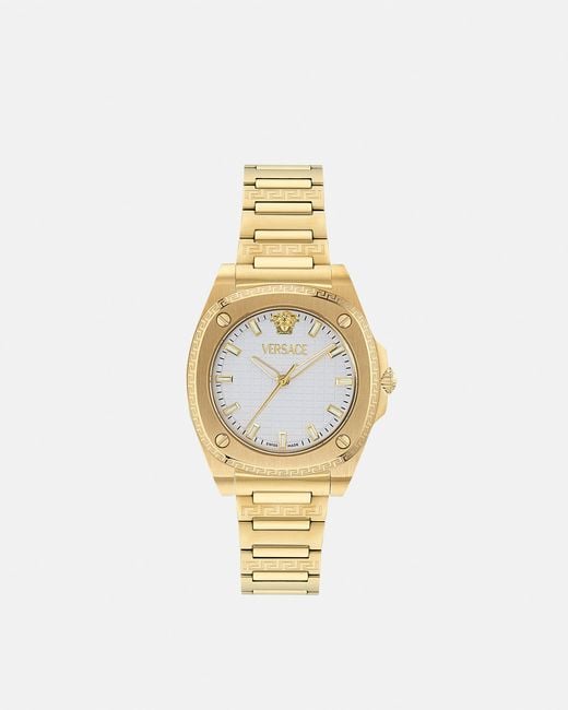 Versace Metallic Greca Pulse Watch